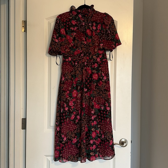 Julia Jordan Floral Midi Dress - Size 2 - Picture 2 of 9